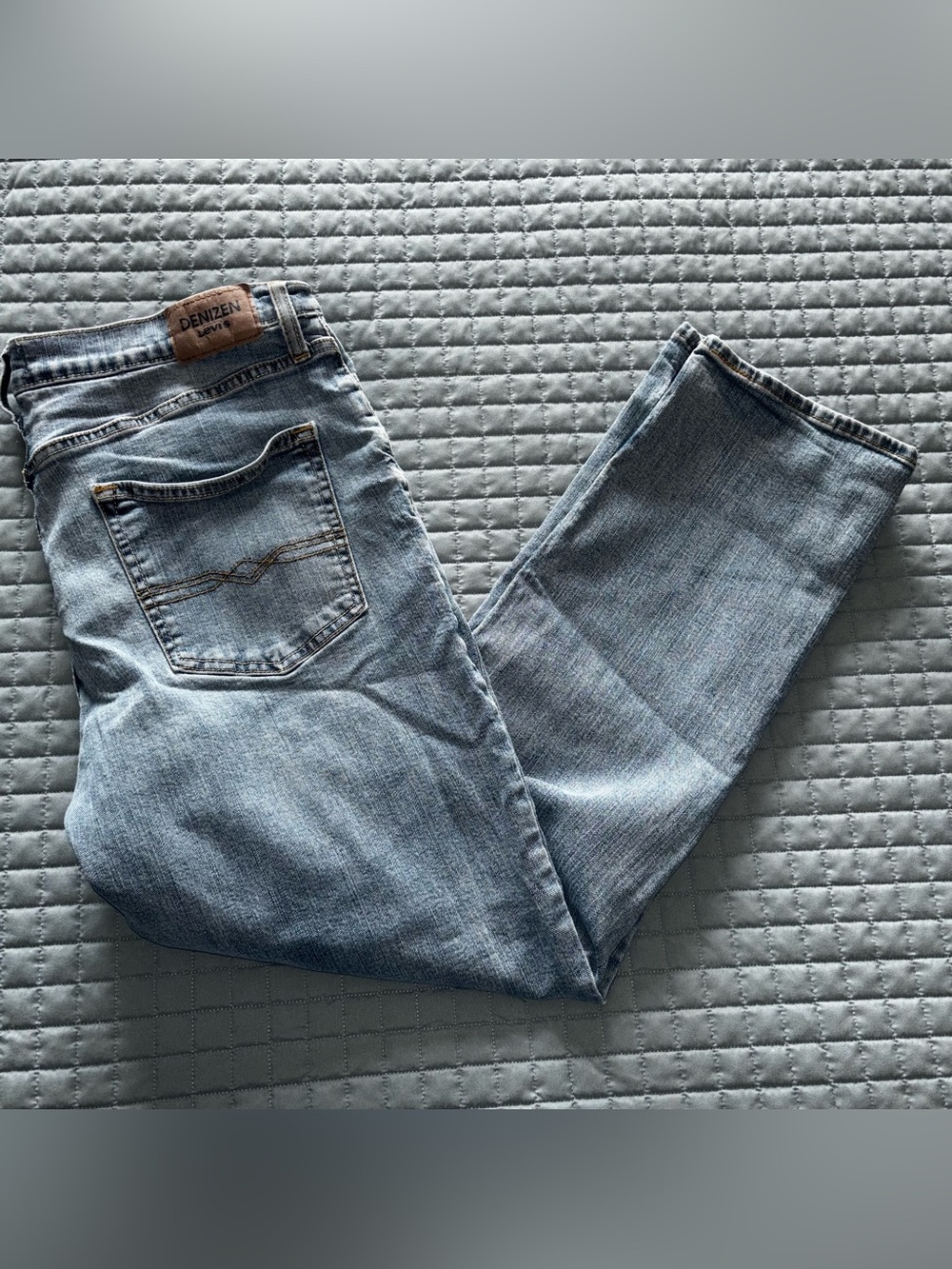 Levis Denizen 231 Athletic Fit Jeans Mens 36x32 Light Medium Wash Denim